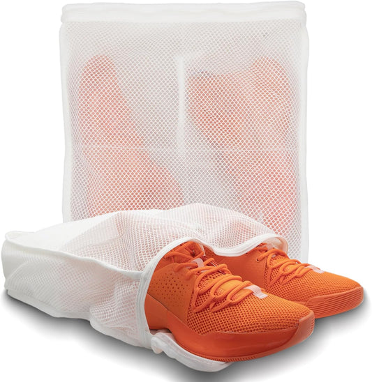 2pcs Shoe Bag Big Size for Washing Machine Reusable Mesh