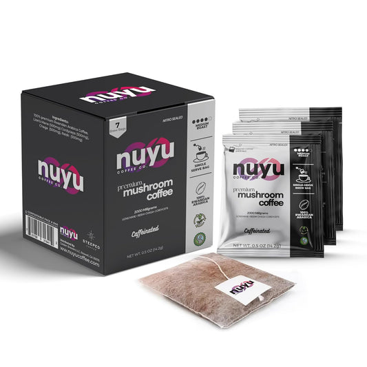 Nuyu Mushroom Coffee Brew Bags